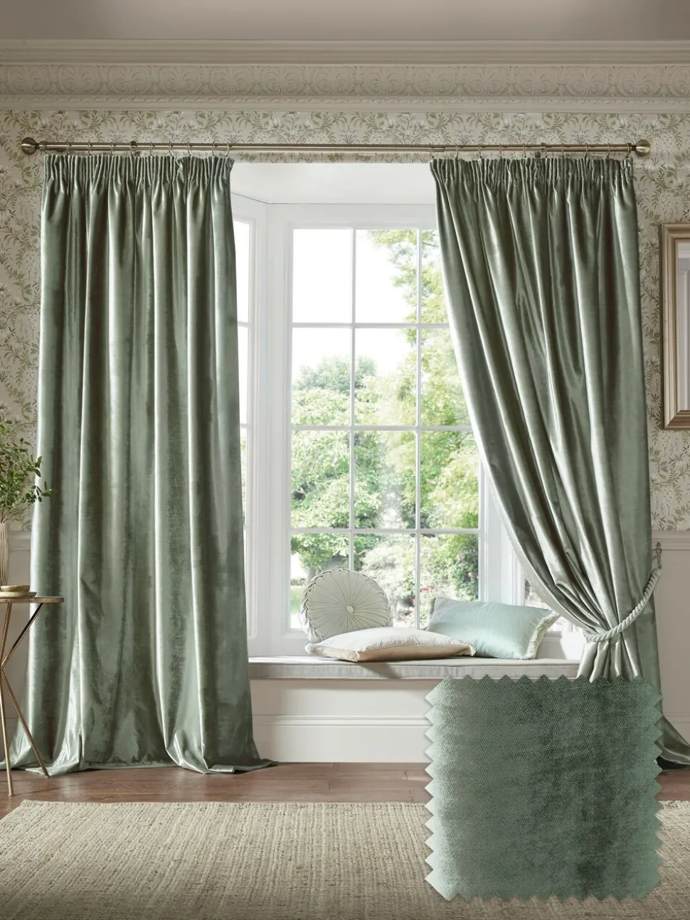Laura Ashley Loretta Gordijnen met plooiband