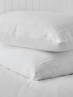 Laura Ashley Maeve Pleat 200 Thread Count Duvet Cover and Pillowcase Set