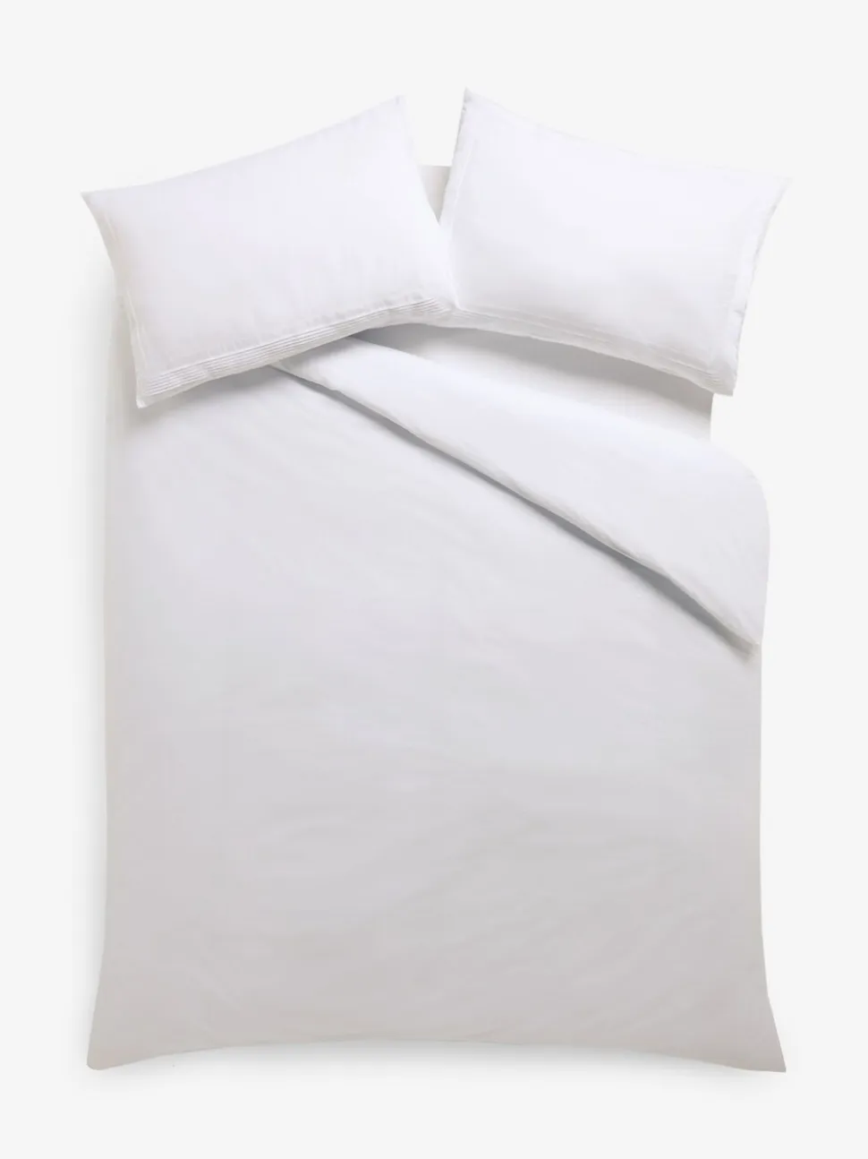 Laura Ashley Maeve Pleat 200 Thread Count Duvet Cover and Pillowcase Set