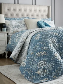 Laura Ashley Marlbrook doorgestikte bedsprei