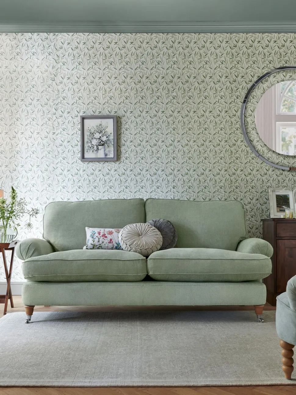 Laura Ashley rond Rosanna kussen