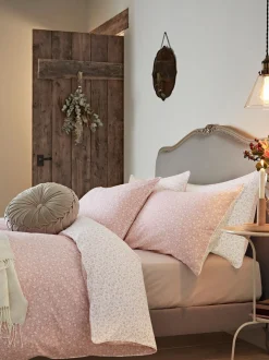 Laura Ashley Supersoft 100% Brushed Cotton Campion Duvet Cover and Pillowcase Set