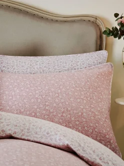 Laura Ashley Supersoft 100% Brushed Cotton Campion Duvet Cover and Pillowcase Set