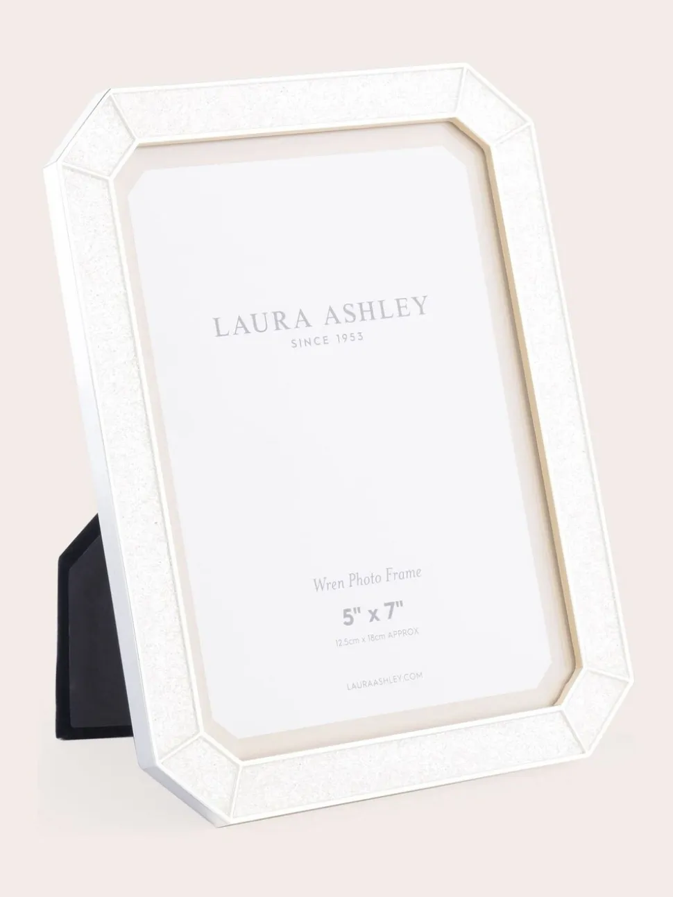 Laura Ashley Wren verzilverde fotolijst met imitatieparel en glitter