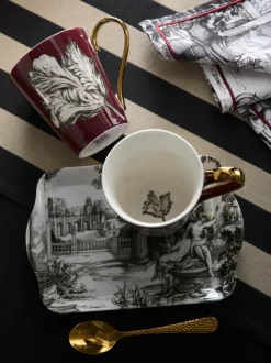 Laurence Llewelyn-Bowen Festivo Porcelain Mug & Tray Set