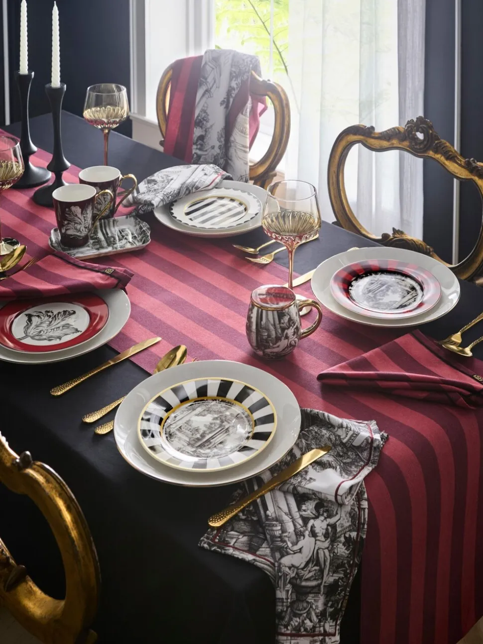 Laurence Llewelyn-Bowen Festivo Porcelain Mug & Tray Set