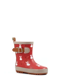 Lazy Dogz Red Bunny Design Toddler Wellingtons