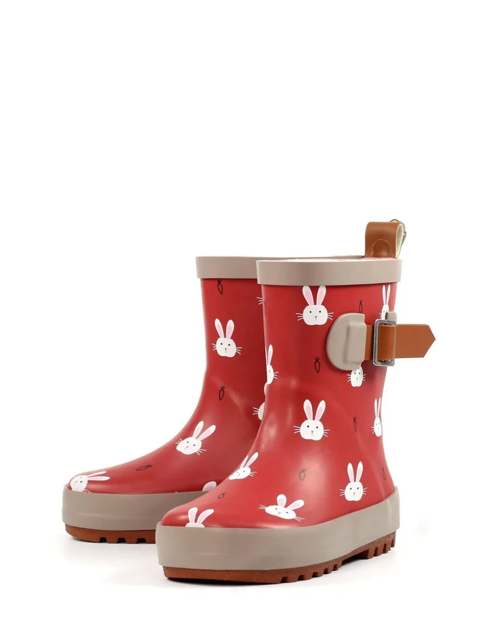 Lazy Dogz Red Bunny Design Toddler Wellingtons