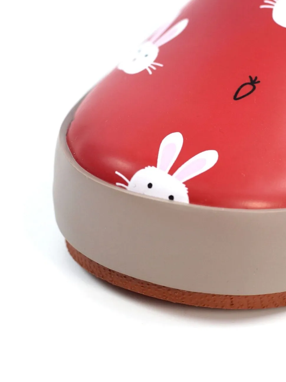 Lazy Dogz Red Bunny Design Toddler Wellingtons