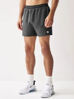 Leisteen grijs - 5 inch - Active sportschoolshort