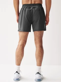 Leisteen grijs - 5 inch - Active sportschoolshort