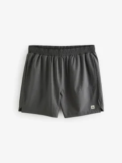 Leisteen grijs - 5 inch - Active sportschoolshort