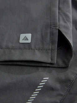 Leisteen grijs - 9 inch - Active sportschoolshort