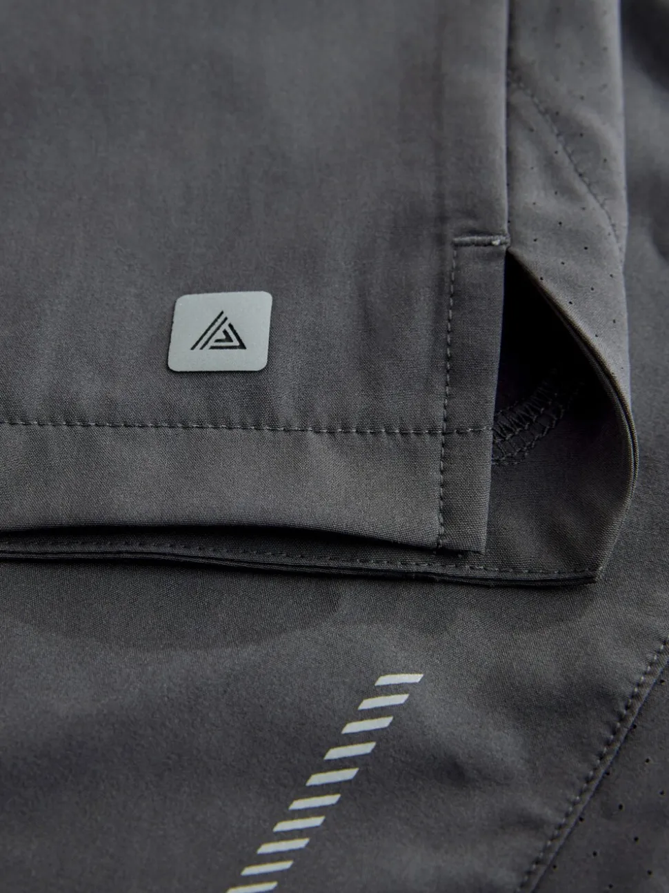 Leisteen grijs - 9 inch - Active sportschoolshort