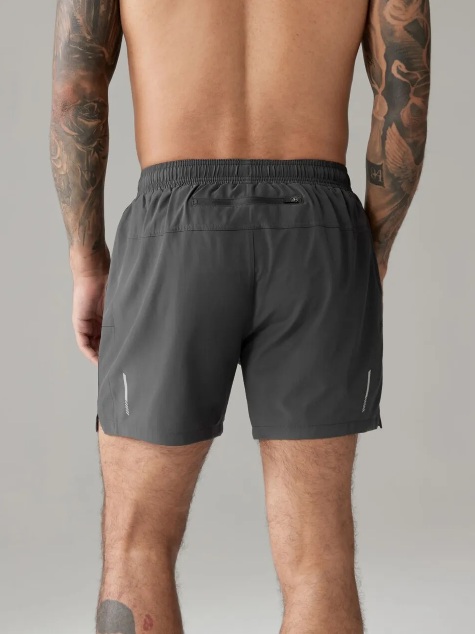 Leisteen grijs - 7 inch - Active sportschoolshort