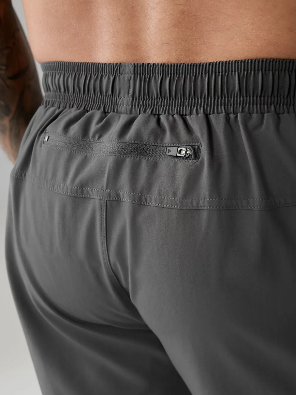 Leisteen grijs - 7 inch - Active sportschoolshort