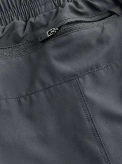 Leisteen grijs - Active cargo gym trainingshorts