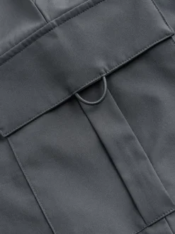 Leisteen grijs - Active cargo gym trainingshorts