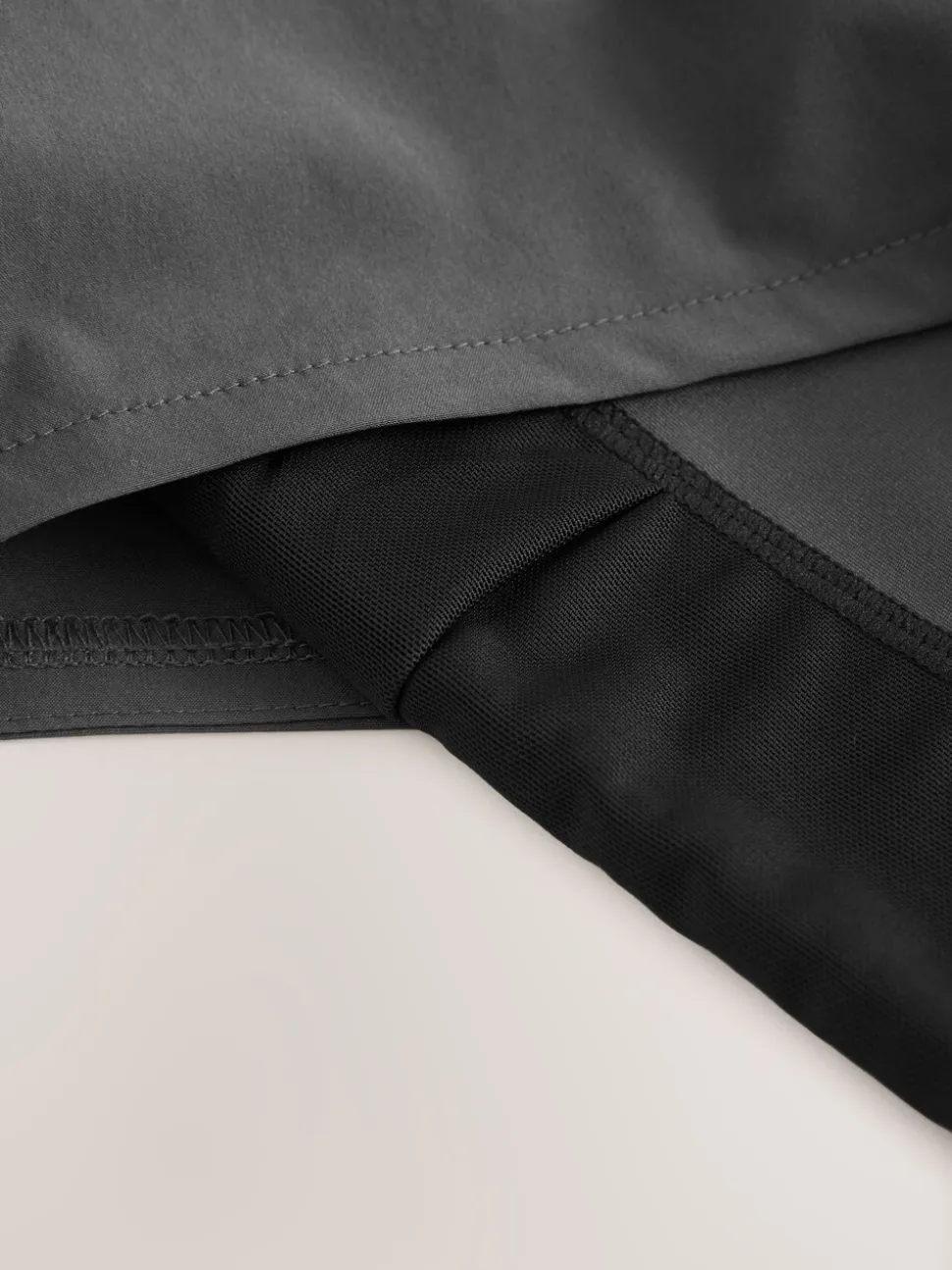 Leisteen grijs - Active 2-in-1 shorts
