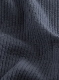 Leisteen grijs - Linear Texture Popper Shacket