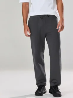 Leisteen grijs - Straight fit - Relaxed Fit Brushback Heavyweight Joggers