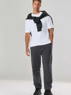 Leisteen grijs - Straight fit - Relaxed Fit Brushback Heavyweight Joggers