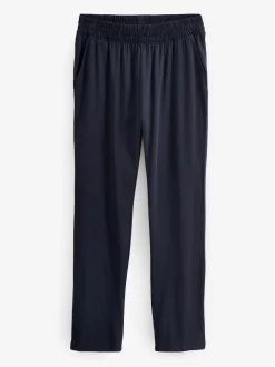 Leisteengrijs/marineblauw - Jersey pyjamaset met lange mouwen