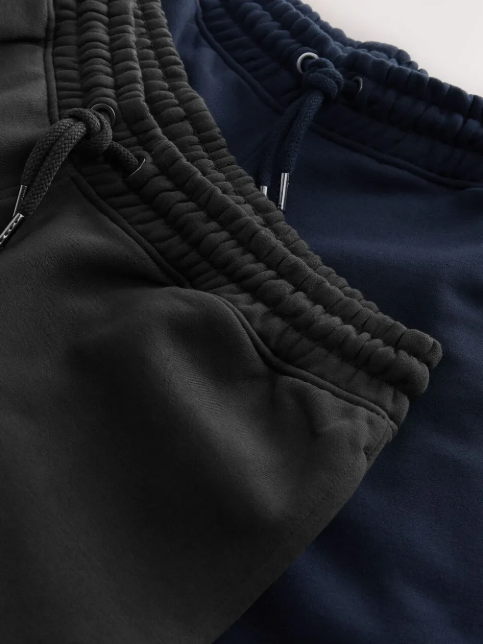 Leisteengrijs/marineblauw - Slim Fit Brushback Heavyweight 2 Pack Joggers