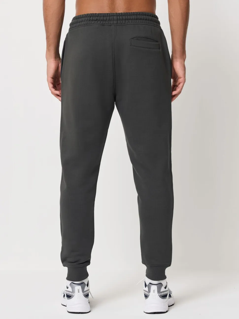 Leisteengrijs/marineblauw - Slim Fit Brushback Heavyweight 2 Pack Joggers