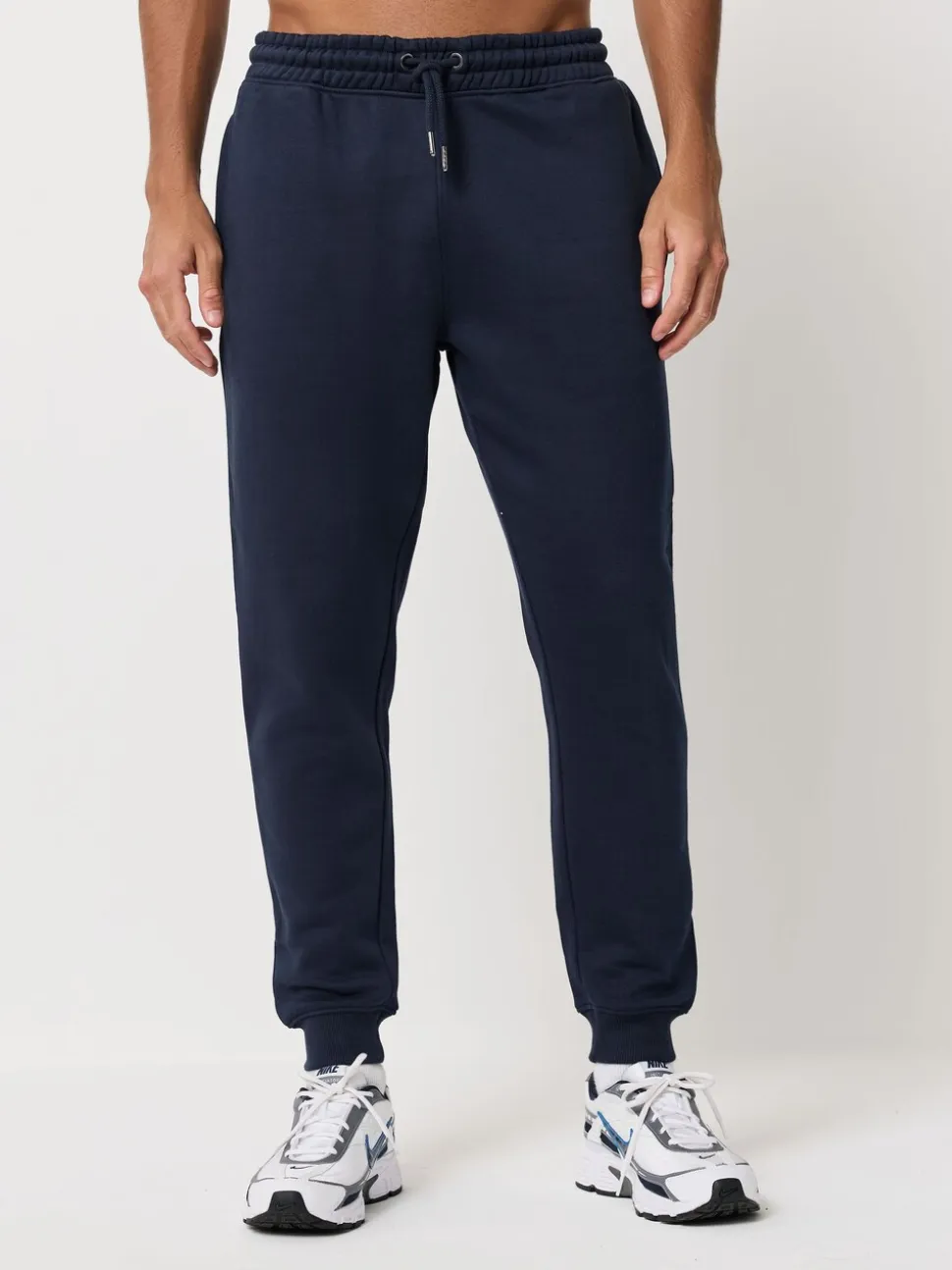 Leisteengrijs/marineblauw - Slim Fit Brushback Heavyweight 2 Pack Joggers