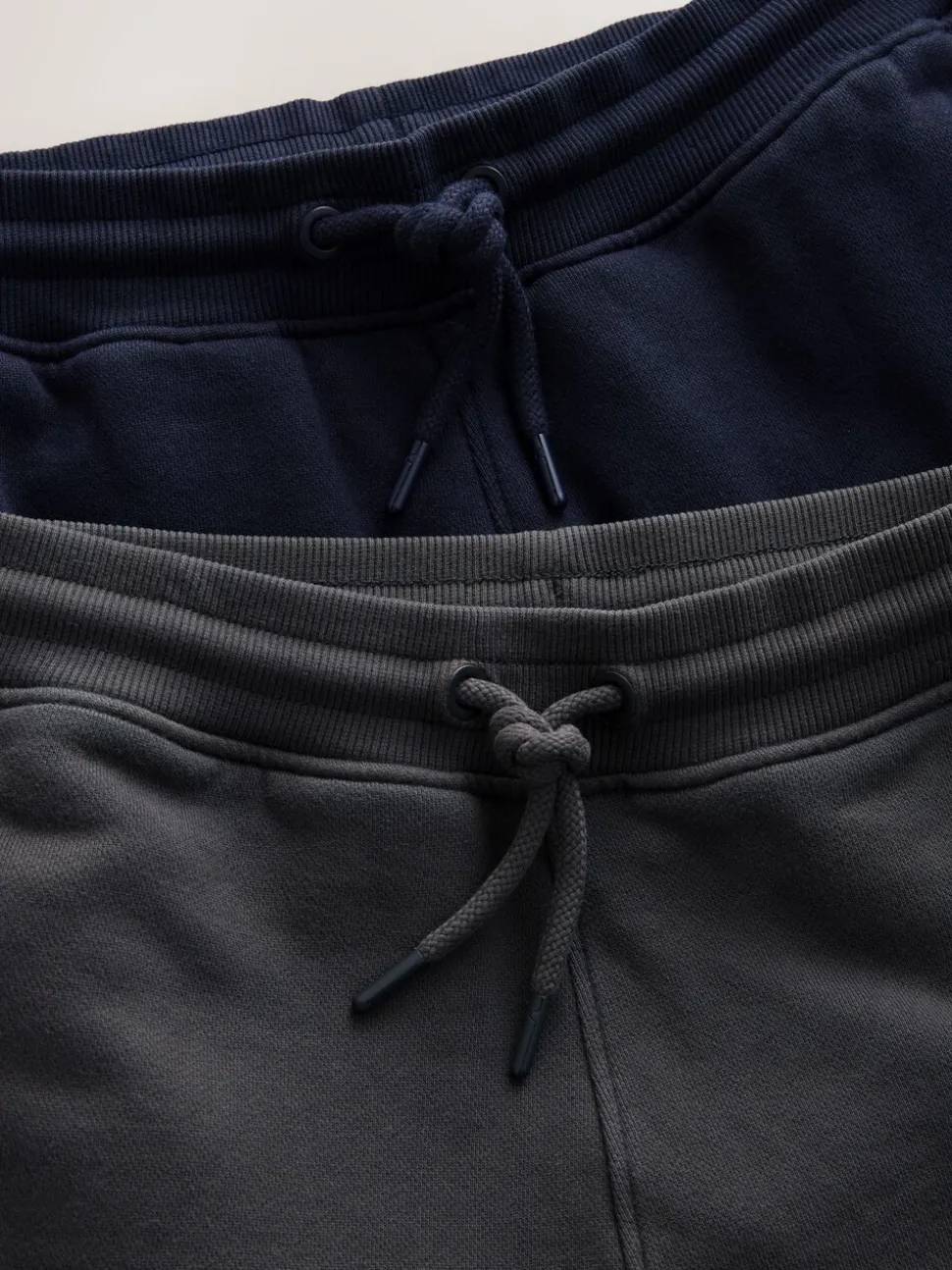 Leisteengrijs/marineblauw - Slim Fit Utility Brushback Heavyweight 2 Pack Cargo Joggers