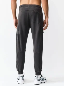 Leisteengrijs/marineblauw - Slim Fit Utility Brushback Heavyweight 2 Pack Cargo Joggers