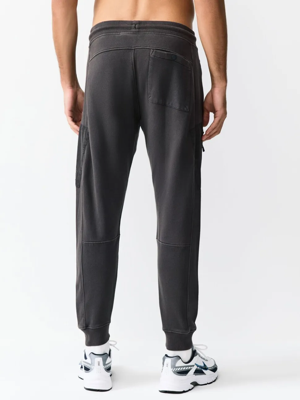 Leisteengrijs/marineblauw - Slim Fit Utility Brushback Heavyweight 2 Pack Cargo Joggers