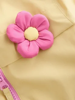 Lemon 3D Flower - Waterdicht jack met capuchon (6mnd -7jr)