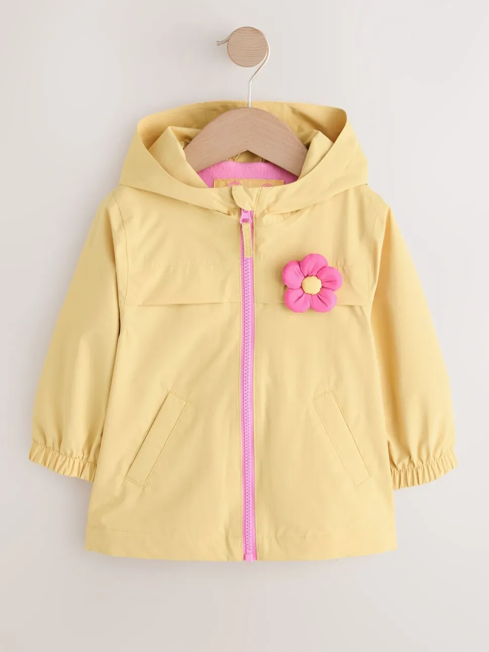 Lemon 3D Flower - Waterdicht jack met capuchon (6mnd -7jr)