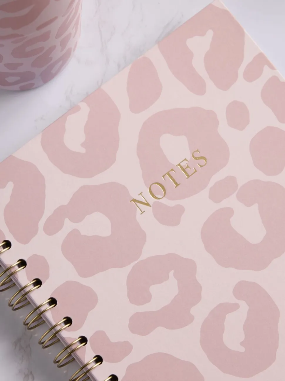 Leopard Print B5 Lined Notebook