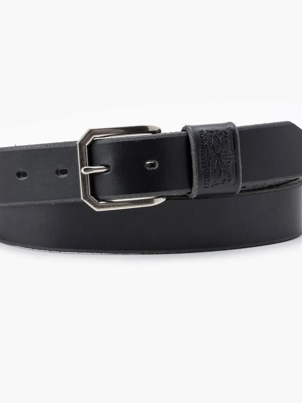 Levi's® riem met brede lus en Twee Paarden-logo