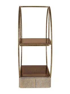 Libra Interiors Belvedere Aged Multi Tier Buffet Stand Small