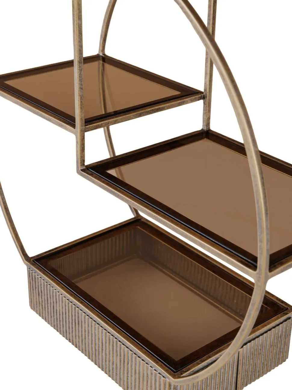 Libra Interiors Belvedere Aged Multi Tier Buffet Stand Small