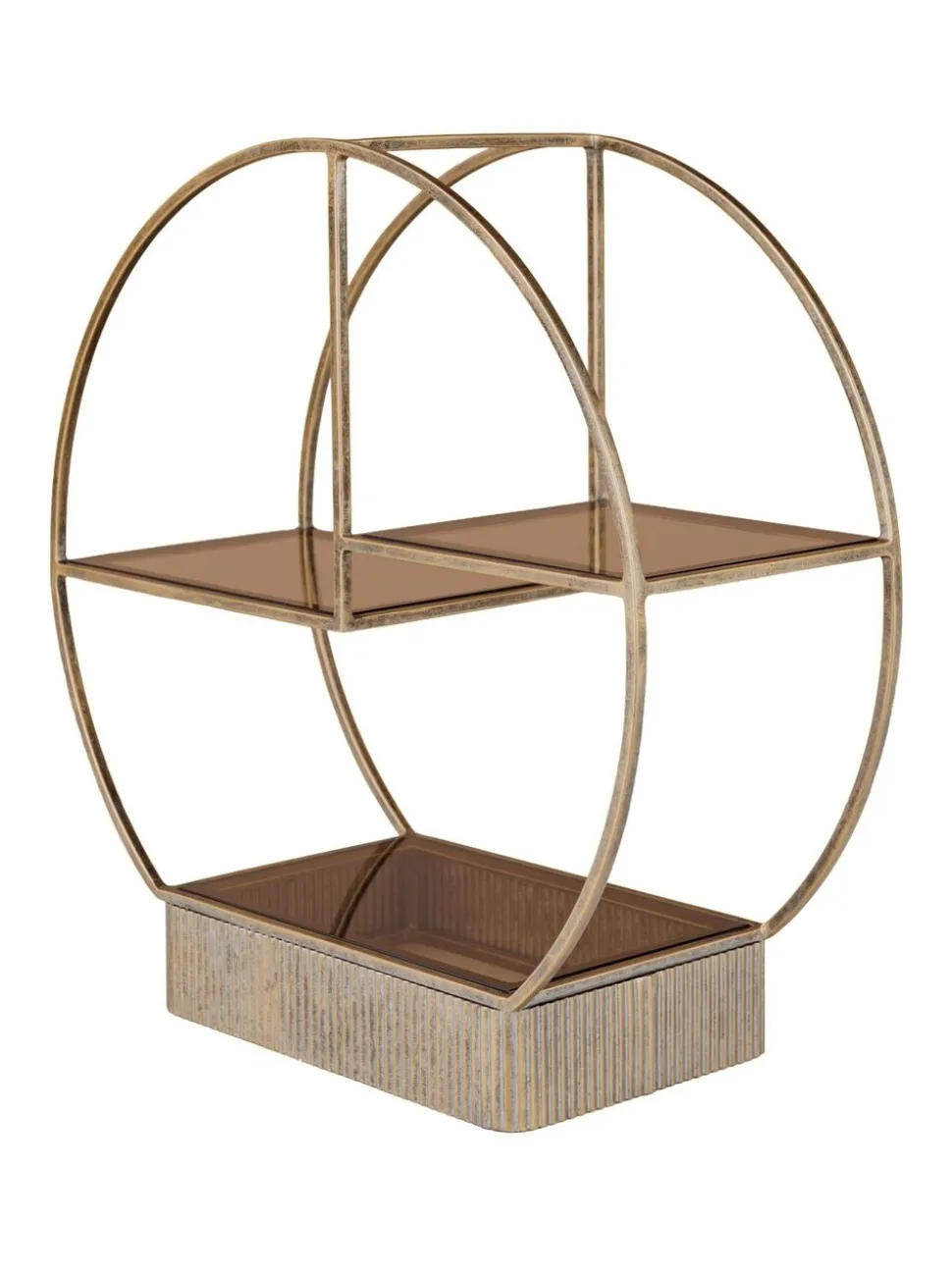 Libra Interiors Belvedere Aged Multi Tier Buffet Stand Small