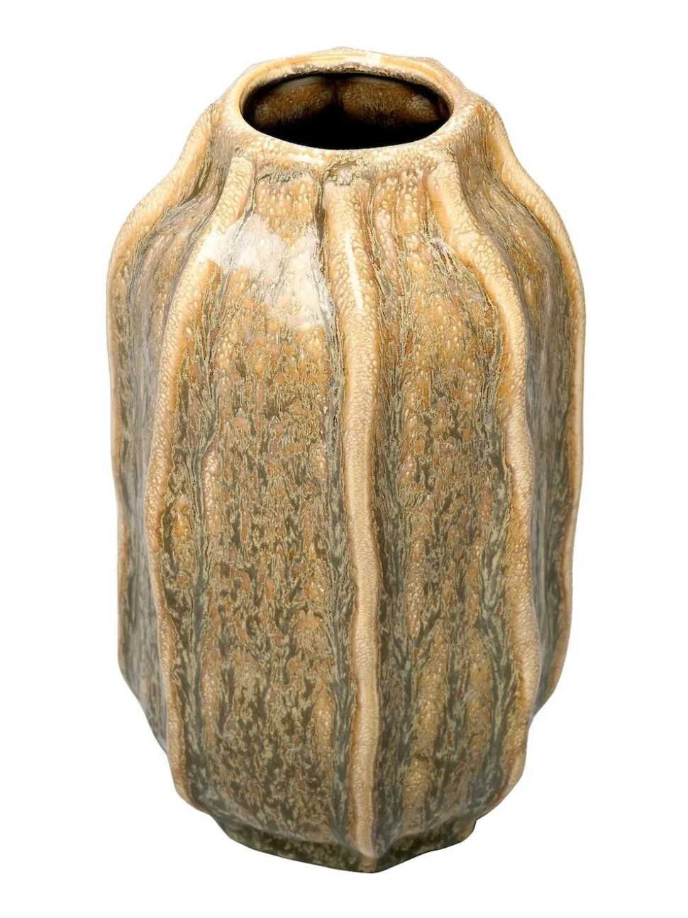 Libra Interiors Colston Reactive Glaze Vase Large