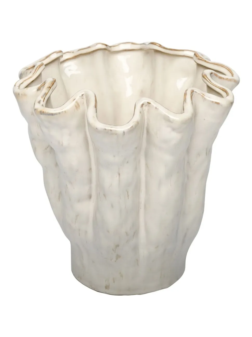 Libra Interiors Medium Coralie Glazed Vase