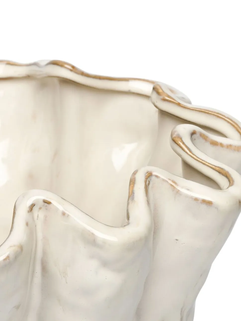 Libra Interiors Medium Coralie Glazed Vase