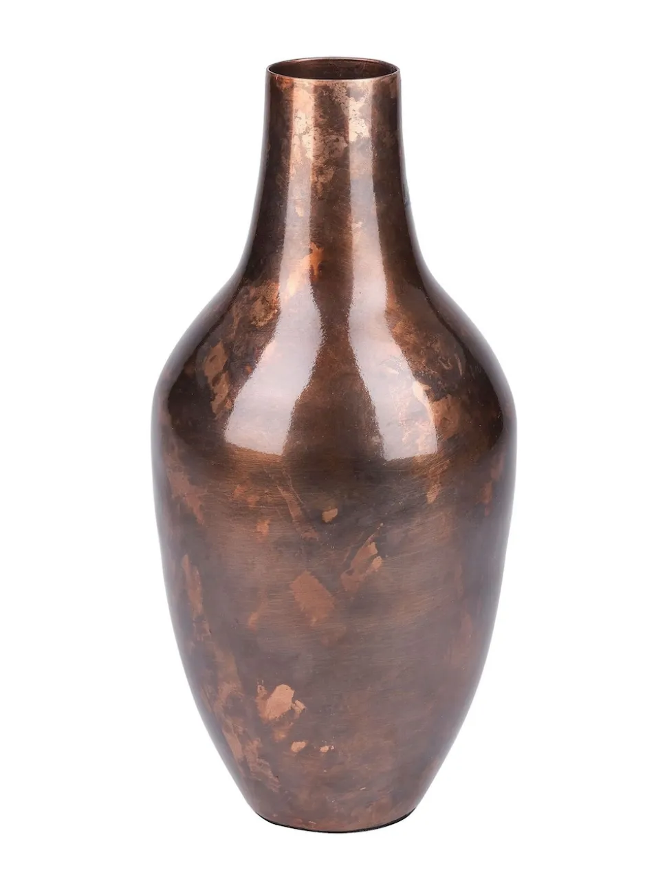 Libra Interiors Tambora Copper Finish Metal Vase Small