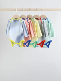 Licht - Set van 5 rompers met lange mouwen