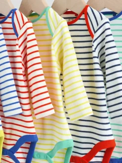 Licht - Set van 5 rompers met lange mouwen