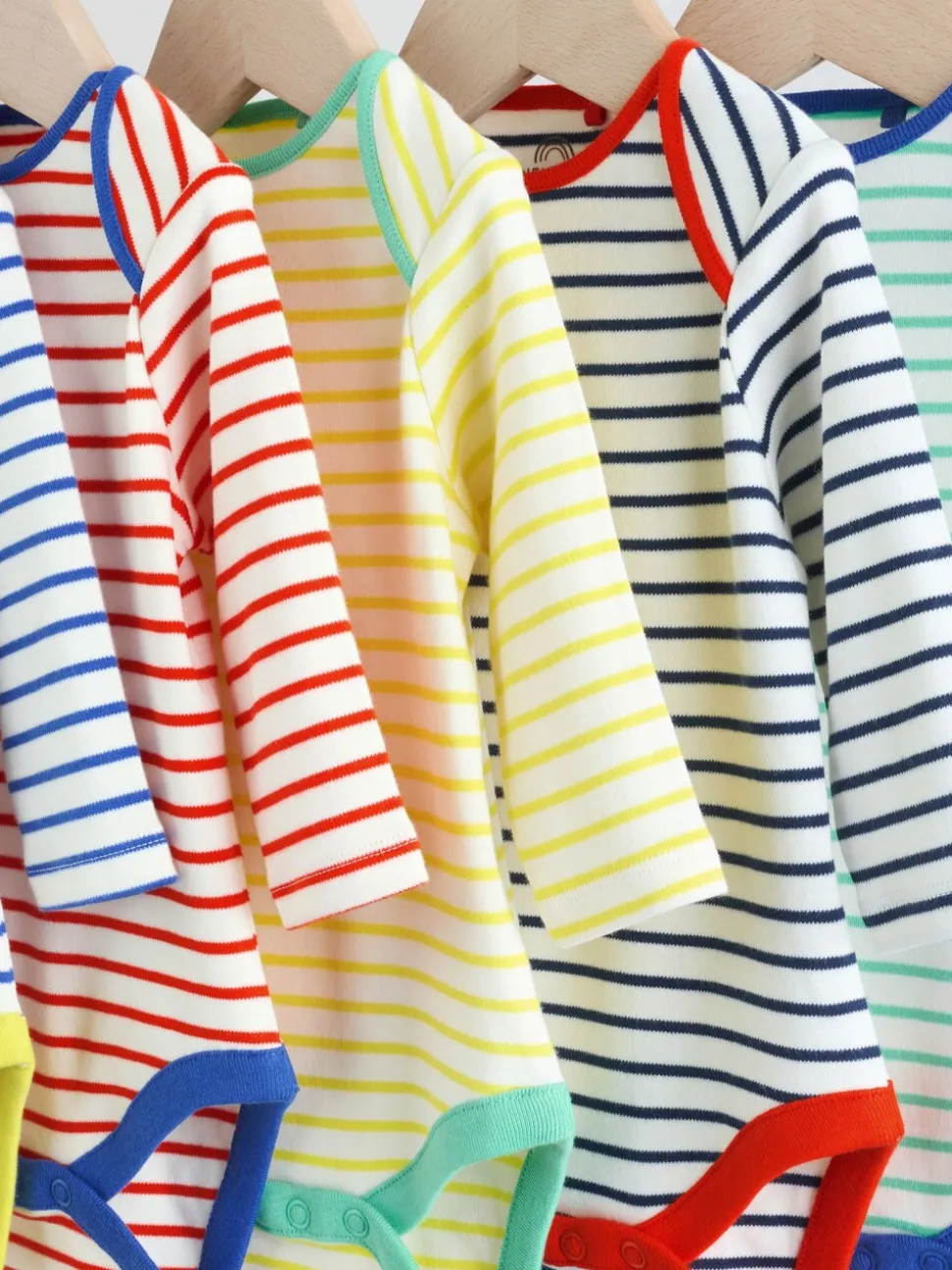 Licht - Set van 5 rompers met lange mouwen