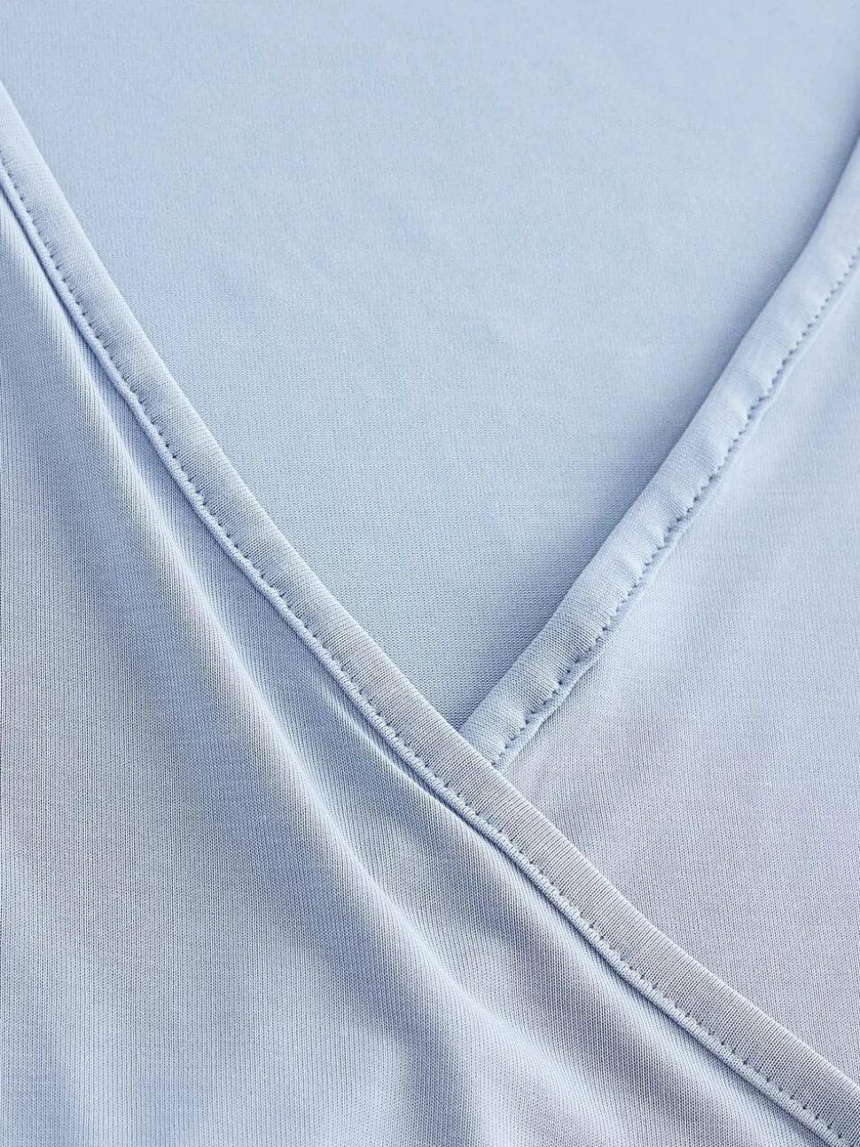 Lichtblauw - Active Open Back Soft Touch Top
