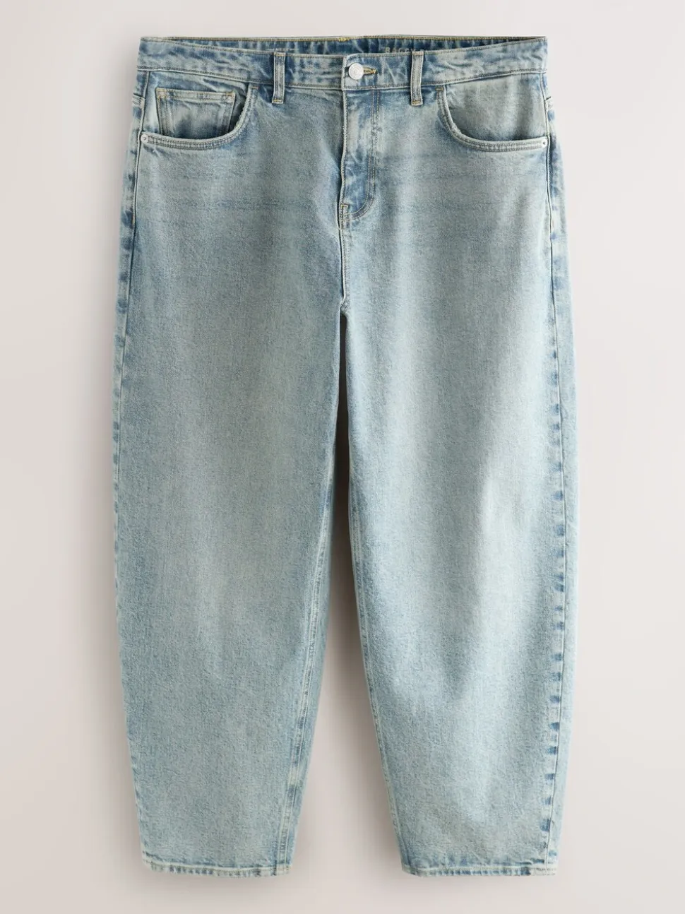 Lichtblauw - Barrel Fit - Vintage wash denim jeans