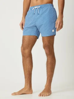 Lichtblauw - BOSS Vibe Printed Swim T-shirt